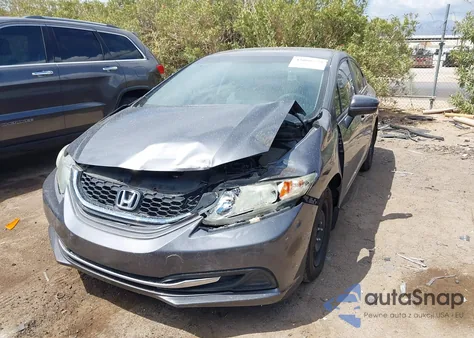 2014 Honda Civic Lx из США, поврежденный, VIN 19XFB2F52EE072321